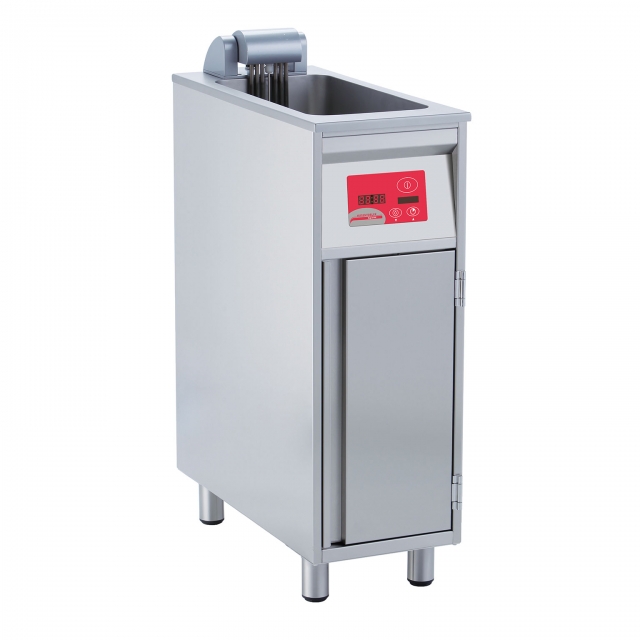 Fritteuse Hugifrit VX31 P, Pumpe, Rollen, Lift