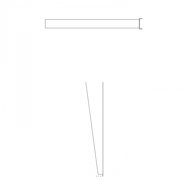 Konsole zu Wandtablar, 500 mm, Typ M